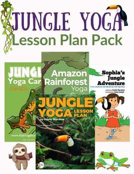 Preview of Jungle Yoga Lesson Planning Pack