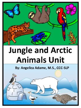 Preview of Jungle and Artic Animals Unit