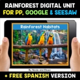 Jungle Animal Habitats Digital Activities for Google and S