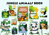 Jungle animals book - wild animals book for kids