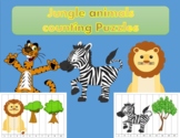 Jungle animals counting Puzzles - Number Sequencing Puzzle