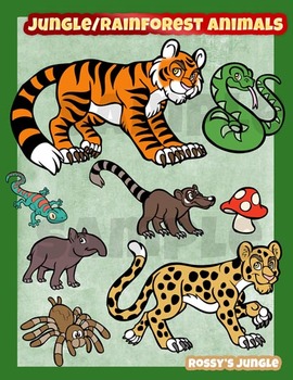 Preview of Jungle or Rainforest animals