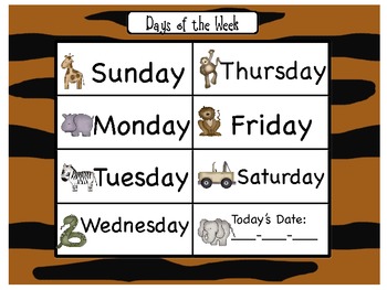 Chart Jungle Printable Calendar