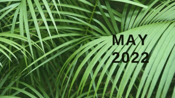 Preview of Jungle themed May calendar cover