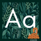 Jungle themed alphabet