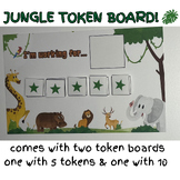 Jungle token board, token board, girl token board, boy tok