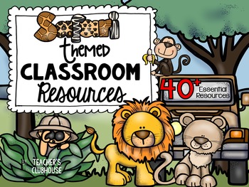 Monkey Classroom Decor, Monkey Theme by Teacher's Clubhouse