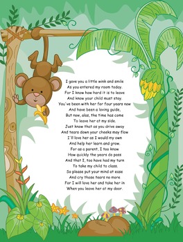 junglesafari themed poem for vpk parents by ariana caraza