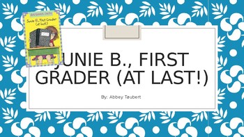 Preview of Junie B., First Grader (At Last!) Webquest