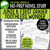 Junie B., First Grader Toothless Wonder Novel Study