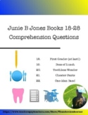 Junie B Jones 18-28 1st Grader Book Bundle Comprehension Q