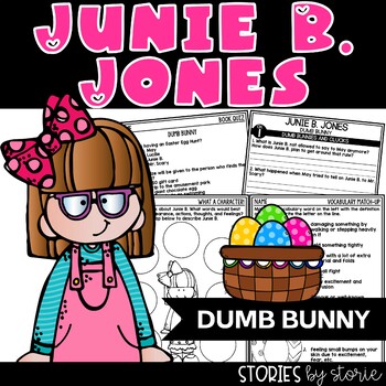 Preview of Junie B. Jones Dumb Bunny Printable and Digital Activities