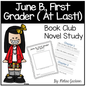 Preview of Junie B. Jones, First Grader At Last Book Club Packet - Book Club Novel Study