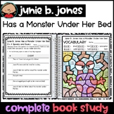 Junie B. Jones Has a Monster Under Her Bed Novel Study wit