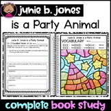 Junie B. Jones Is a Party Animal Novel Study with GOOGLE Slides