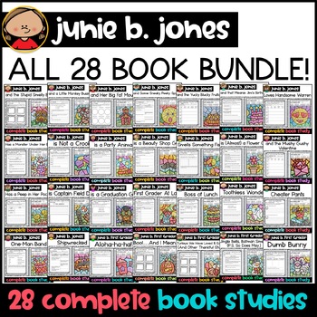 Junie B. Jones MEGA BUNDLE: Reading Response Sets for ALL ...