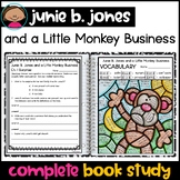 Junie B. Jones and A Little Monkey Business Book Study wit