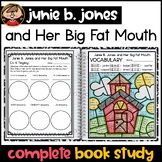 Junie B. Jones and Her Big Fat Mouth Novel Study