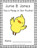 Junie B. Jones has a peep in her pocket - NOVEL STUDY