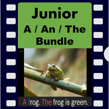 Preview of Junior - A / An / The - Videos with audio - Bundle
