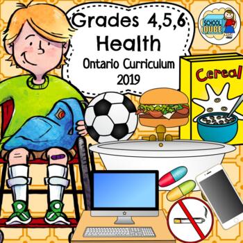 Preview of Junior Bundle (Grades 4, 5, 6) Health Ontario
