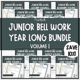 Junior French Bell Ringer Work - Volume I - Year Long Bundle