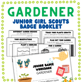 Junior Girl Scout Badge Booklet - Juniors Gardener