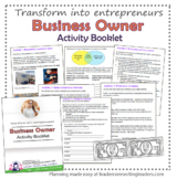 Junior Girl Scout Business Owner Activity Booklet