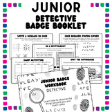 Junior Girl Scouts Badge Booklet - Juniors Detective Badge