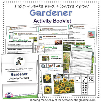 Preview of Junior Girl Scouts Gardener Activity Booklet