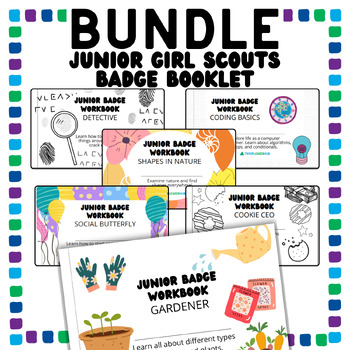 Preview of Junior Girl Scouts - Girl Scout Badge Booklet Bundle