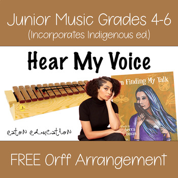 Preview of Junior 4-6 Music - FREE Song & Arrangement - Hear My Voice