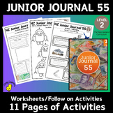 Junior Journal 55 Level 2, New Zealand, 11 Activity Sheets