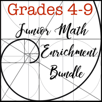 Preview of Junior Math Enrichment Bundle - Problem Solving Challenges