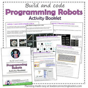 Preview of Junior Girl Scout Programming Robots Activity Booklet