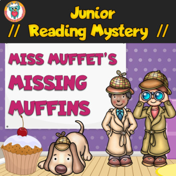 Preview of Junior Reading Comprehension Mystery Activity - Worksheets & Digital Game Pack