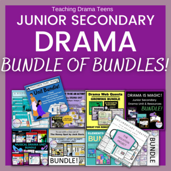 Preview of Junior Secondary Drama Bundle of Bundles!!