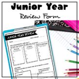 Junior Year Planning Worksheet | Junior Career Plan