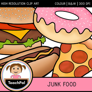 Food Group Junk Food Clip Art – Whimsy Clips