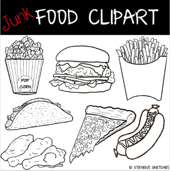Junk food clipart - fast food | Clipart Panda - Free Clipart Images | Food  clipart, Digital sticker, Clip art