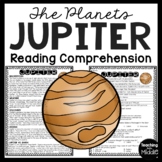 Planet Jupiter Informational Text Reading Comprehension Wo