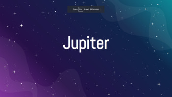 Preview of Jupiter powerpoint