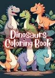 Jurassic Joy: Dinosaur Coloring Adventure - 100 Pages of P