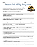 Jurassic Park (1993): Movie Guide - Short Answer/Fill-in