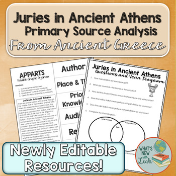 Preview of Juries in Ancient Athens Primary Source Analysis