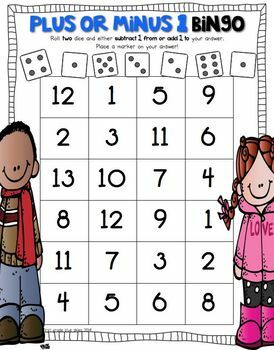 just add dice winter math games print and go by first