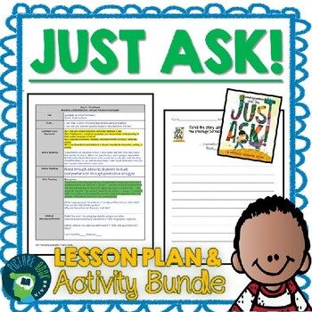 Preview of Just Ask! by Sonia Sotomayor Lesson Plan and Activities