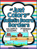 "Just Colors" Bulletin Board Borders ~ Holidays & Seasonal