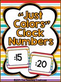 "Just Colors" Clock Numbers