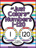 "Just Colors" Numbers 1-120